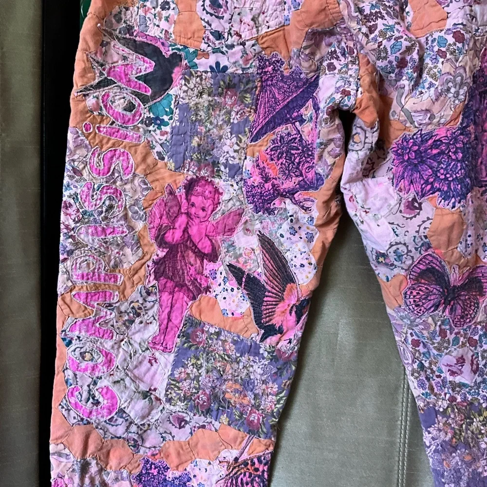 Magnolia Pearl Pink and Orange Ankle Cropped Pants - Picture 12 of 15